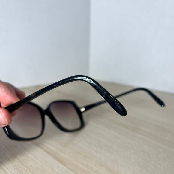 Vintage Tura 652 EBO Sunglasses Oversized Black FRAMES ONLY France L main image 14